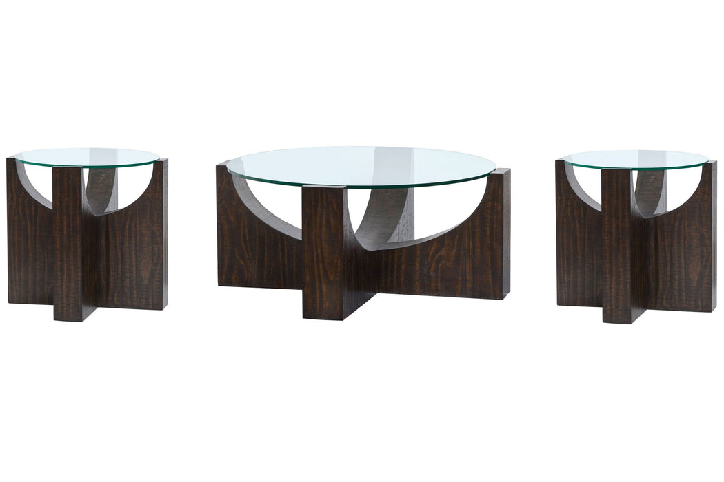 Beckham - Round Cocktail Table Set