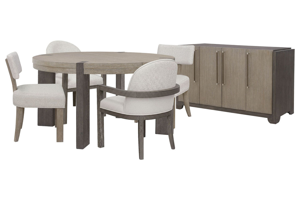 Anderson Park - Round Dining Table Set With Klismos Chairs