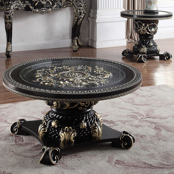 HD-328B - 3 Piece Coffee Table Set - Black