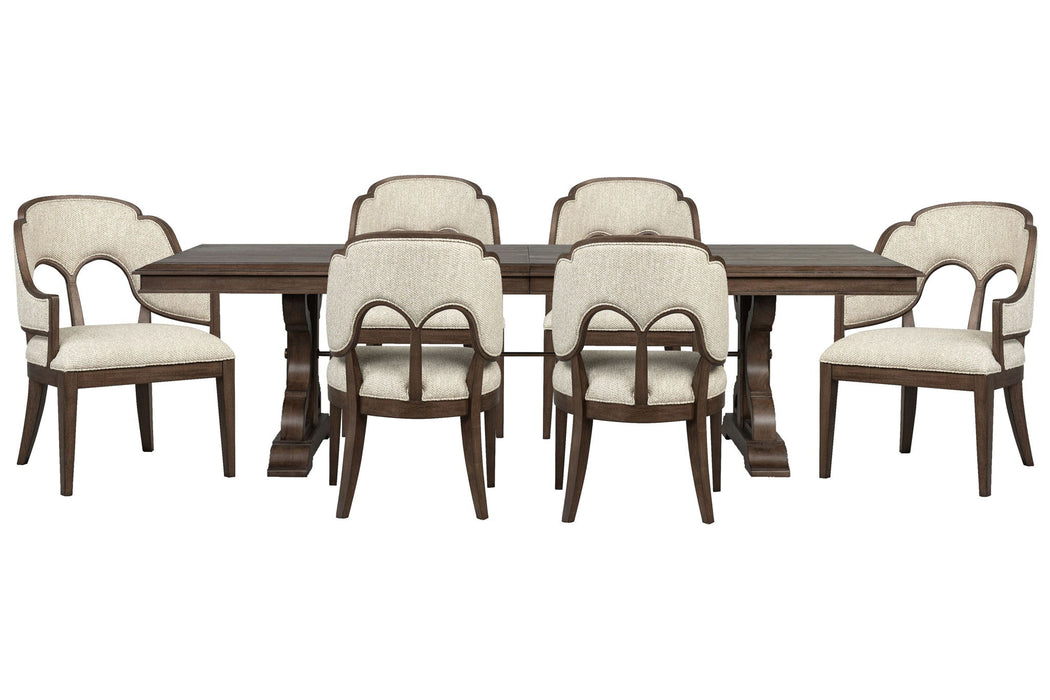 Jubilee - Extendable Trestle Dining Table Set