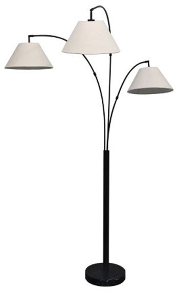 Gibbswellner - Metal Arc Lamp - Black - Albert's Furniture (Wayne, MI)