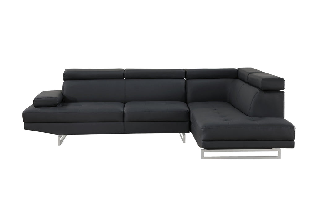 U9784 - Right Arm Facing Sectional - Black