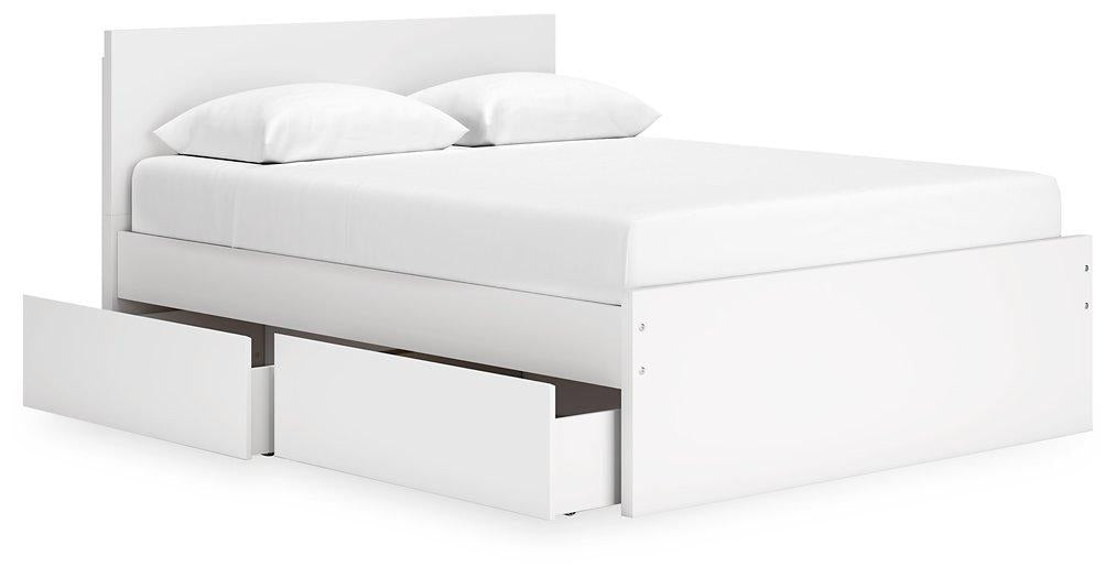 Onita Panel Bed with 2 Side Storage