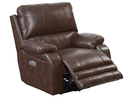 Catnapper Thornton Power Headrest/Power Lay Flat Recliner in Java image