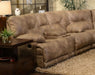 Catnapper Voyager Lay Flat Reclining Console Loveseat in Brandy Off image