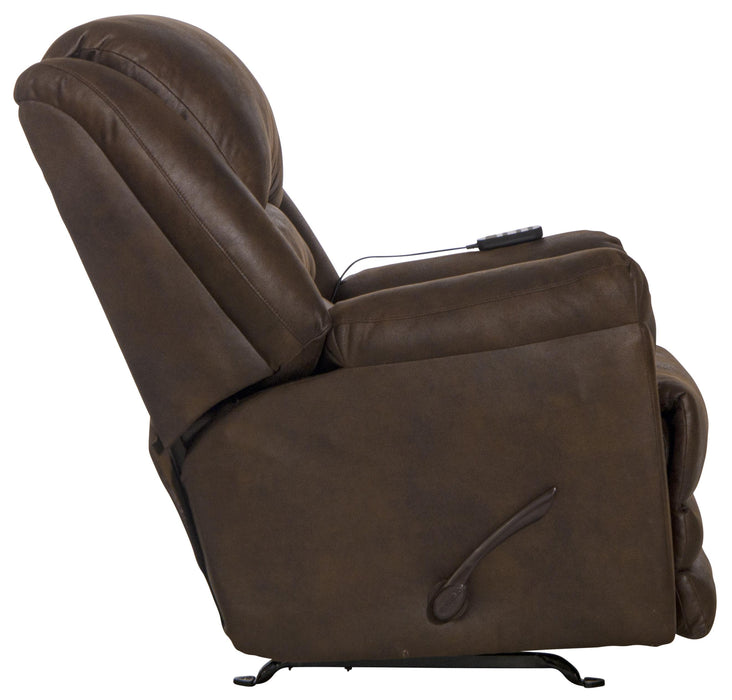 Hayden Extra Extension Rocker Recliner with Heat and Massage