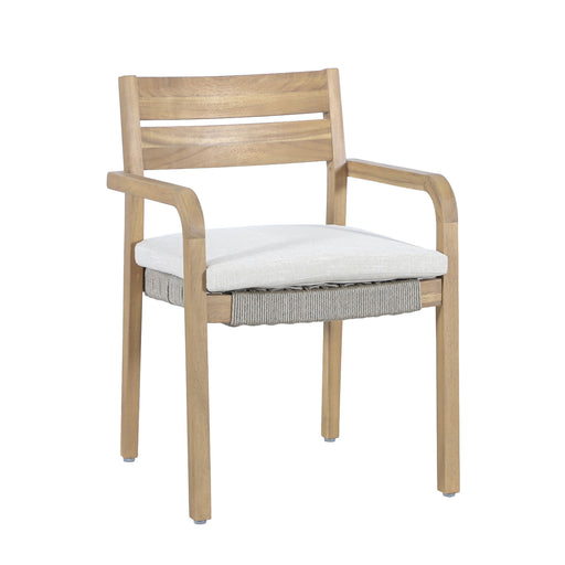 Arden - Wood And Wicker Patio Dining Chair (Set of 2) - Natural / Brown - Albert's Furniture (Wayne, MI)