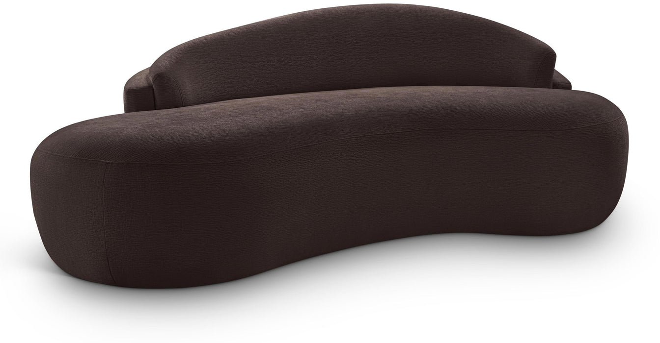 Caspian - Chenille Fabric Upholstered Loveseat
