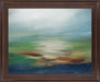 Mist Valley - 28" x 34" Framed Wall Art - Green - Albert's Furniture (Wayne, MI)