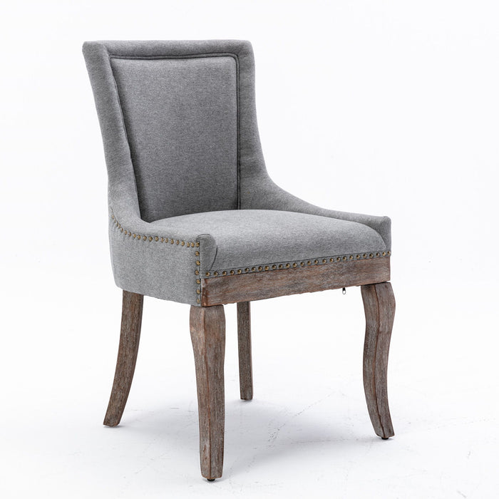 Ultra - Side Dining Chair, Nail Head (Set of 2)