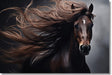 Majestic Mane Storm - 40" x 60" Framed Wall Art - Albert's Furniture (Wayne, MI)