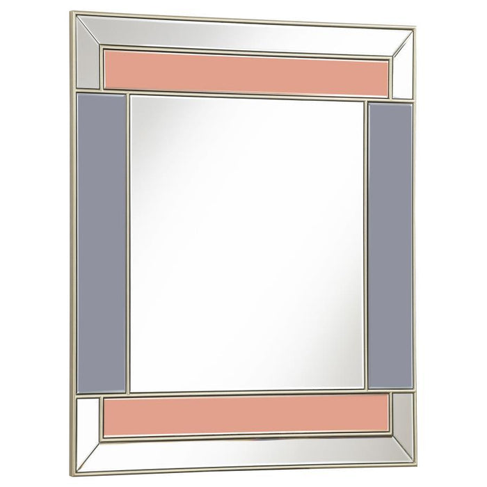 Braylin - Wall Mirror - Champagne And Silver