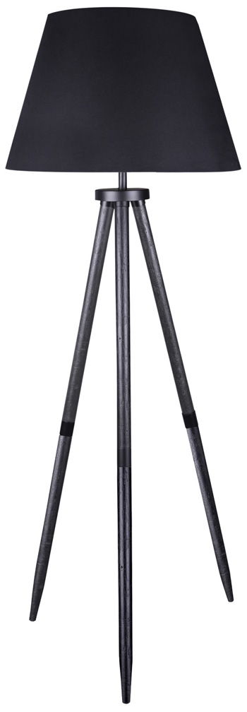 Orhan - Wood Floor Lamp - Black - Albert's Furniture (Wayne, MI)