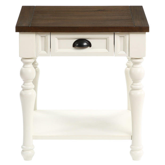 Joanna - End Table - White