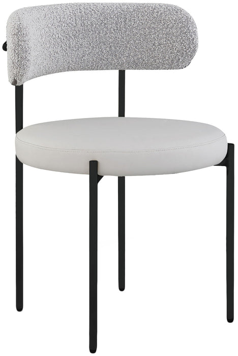 Beacon - Faux Leather Dining Chair With Black Legs (Set of 2)