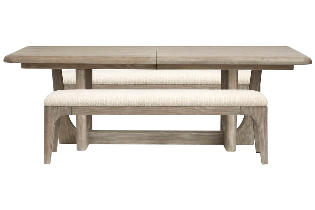 Braelyn - Extendable Trestle Dining Table Set