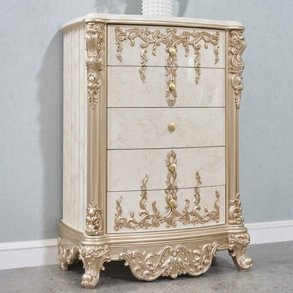 HD-9102 - Chest - Champagne With Ivory Marbling