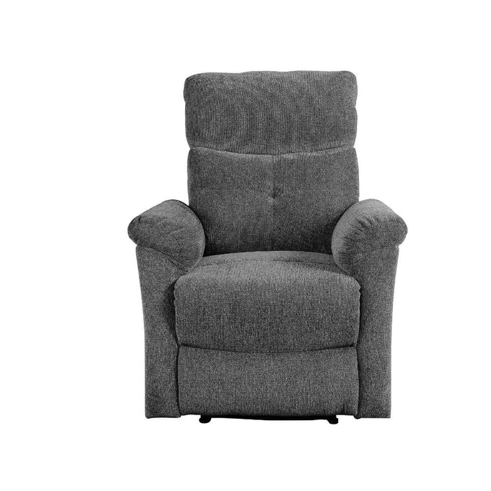 Treyton - Recliner - Gray Chenille