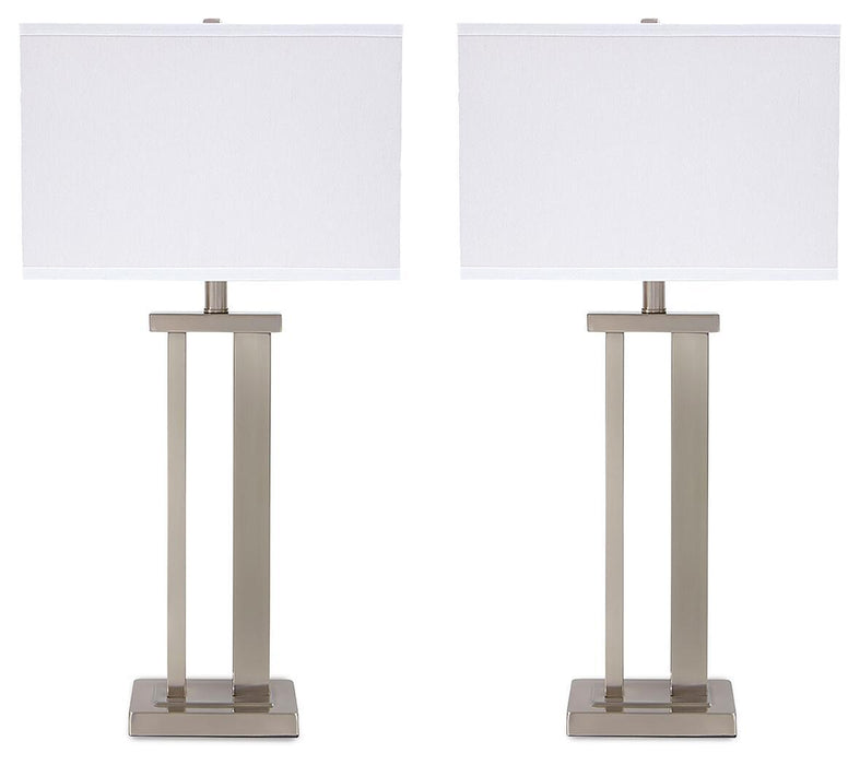 Aniela - Metal Table Lamp Set - Albert's Furniture (Wayne, MI)