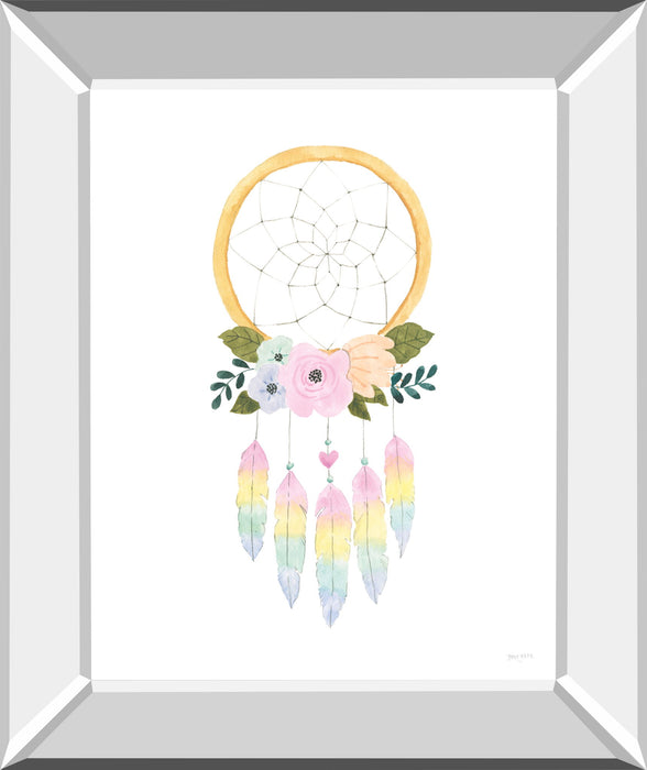 Lets Chase Rainbows IX By Jenaya Jackson - Mirror Framed Print Wall Art - White