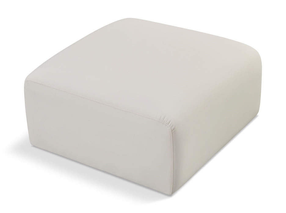 Arc - Faux Leather Ottoman