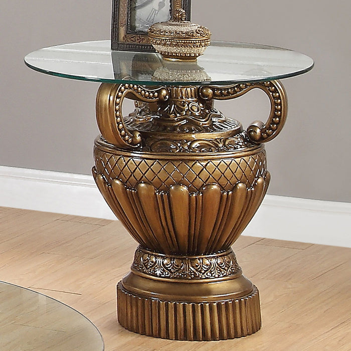 HD-8908B - End Table - Bronze