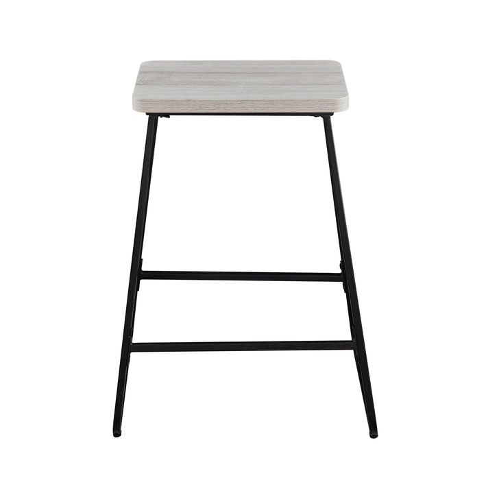 Carson - Counter Stool (Set of 2) - Pearl Silver