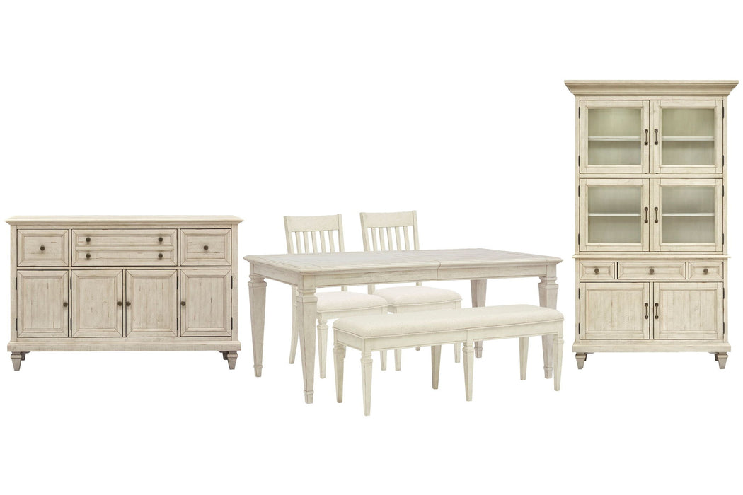 Newport - 6 Piece Extendable Rectangular Dining Table Set