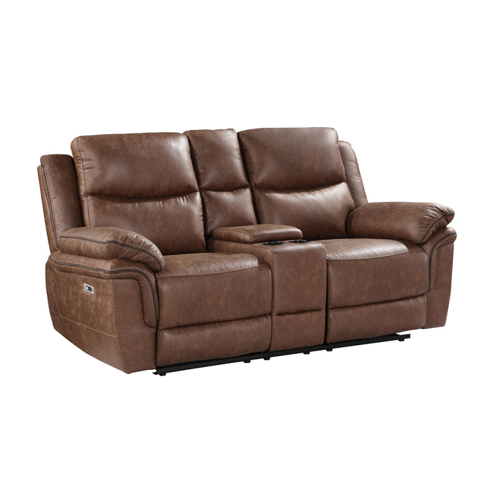 Ryland - Reclining Console Loveseat - Albert's Furniture (Wayne, MI)