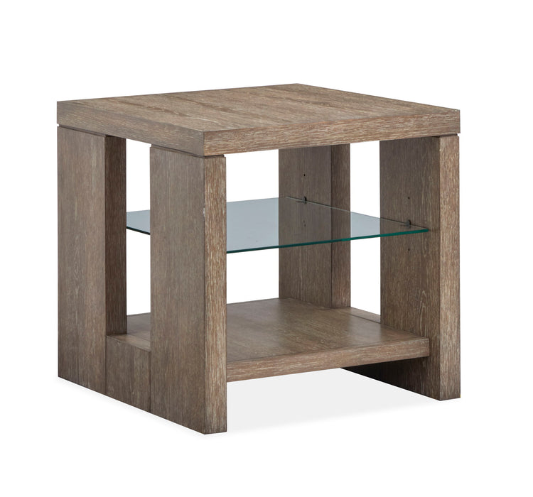 Conway - Rectangular End Table - Spiced Brown