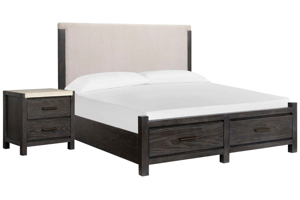 Plum Creek - Upholstered Panel Storage Bedroom Set