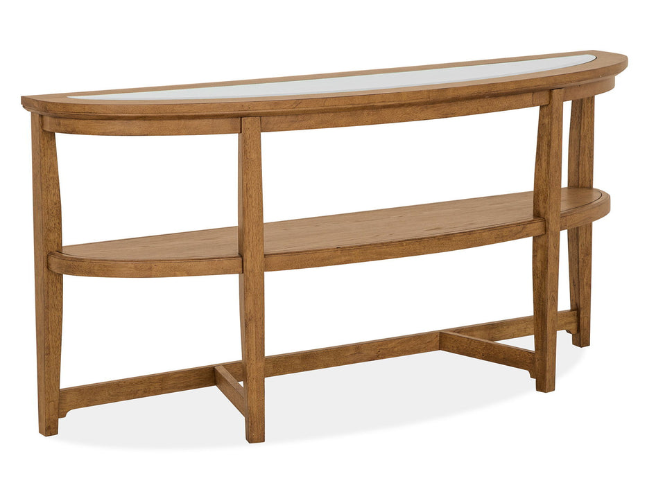 Durant - Shelf Sofa Table - Honey Brown