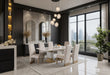 D12 - 9 Piece Dining Room Set (Dining Table And 8 Dining Chair) - Natural - Albert's Furniture (Wayne, MI)