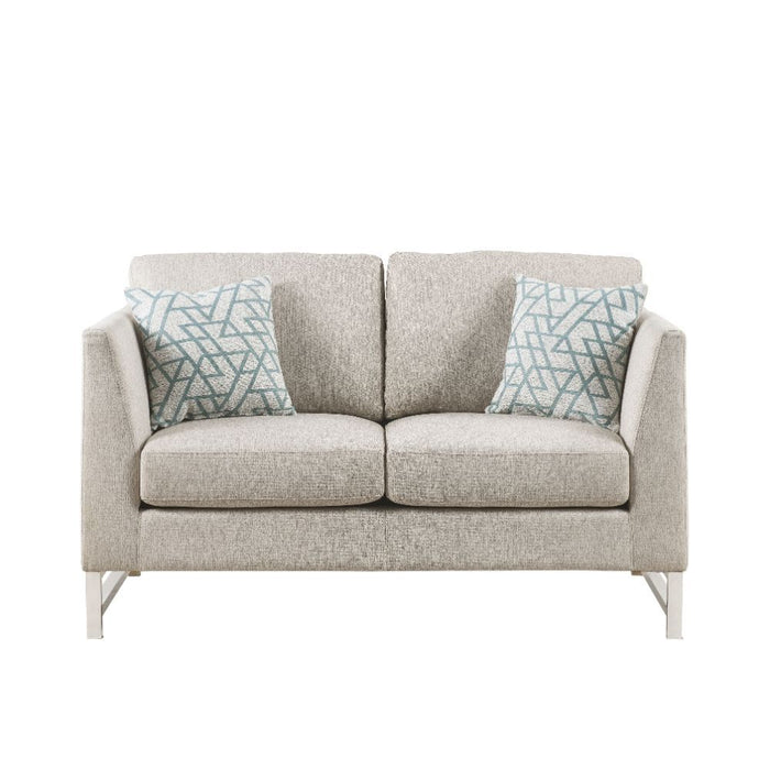 Varali - Loveseat - Beige Linen