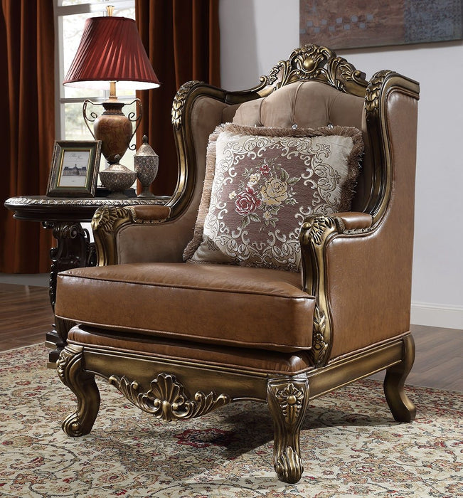 HD-555 - Chair - Brown Cherry