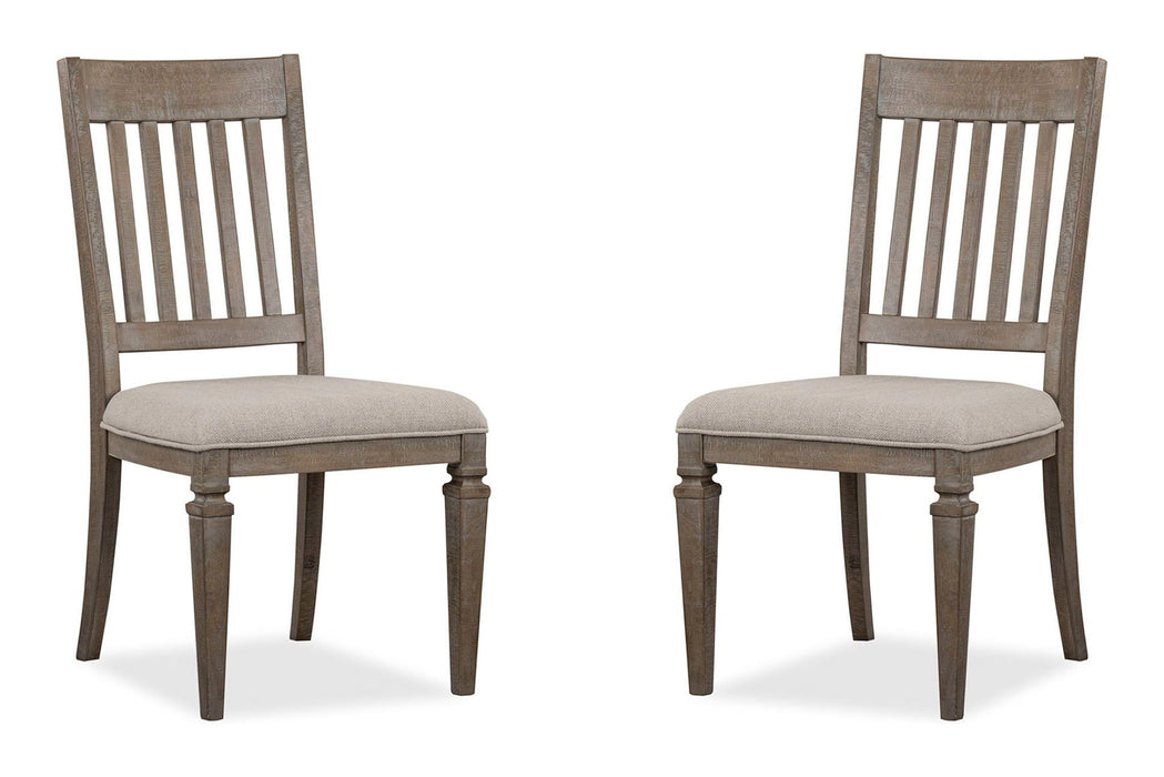 Lancaster - Dining Side Chair With Upholstered Seat (Set of 2) - Dovetail Gray - Albert's Furniture (Wayne, MI)