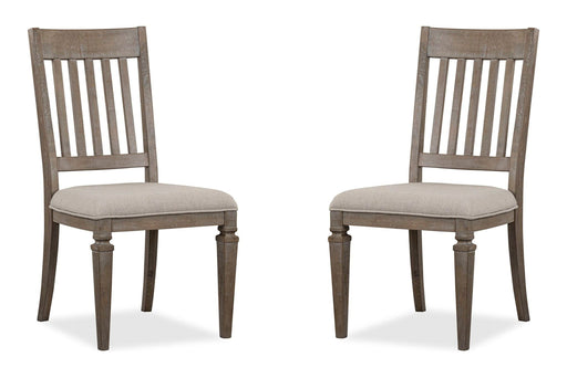 Lancaster - Dining Side Chair With Upholstered Seat (Set of 2) - Dovetail Gray - Albert's Furniture (Wayne, MI)