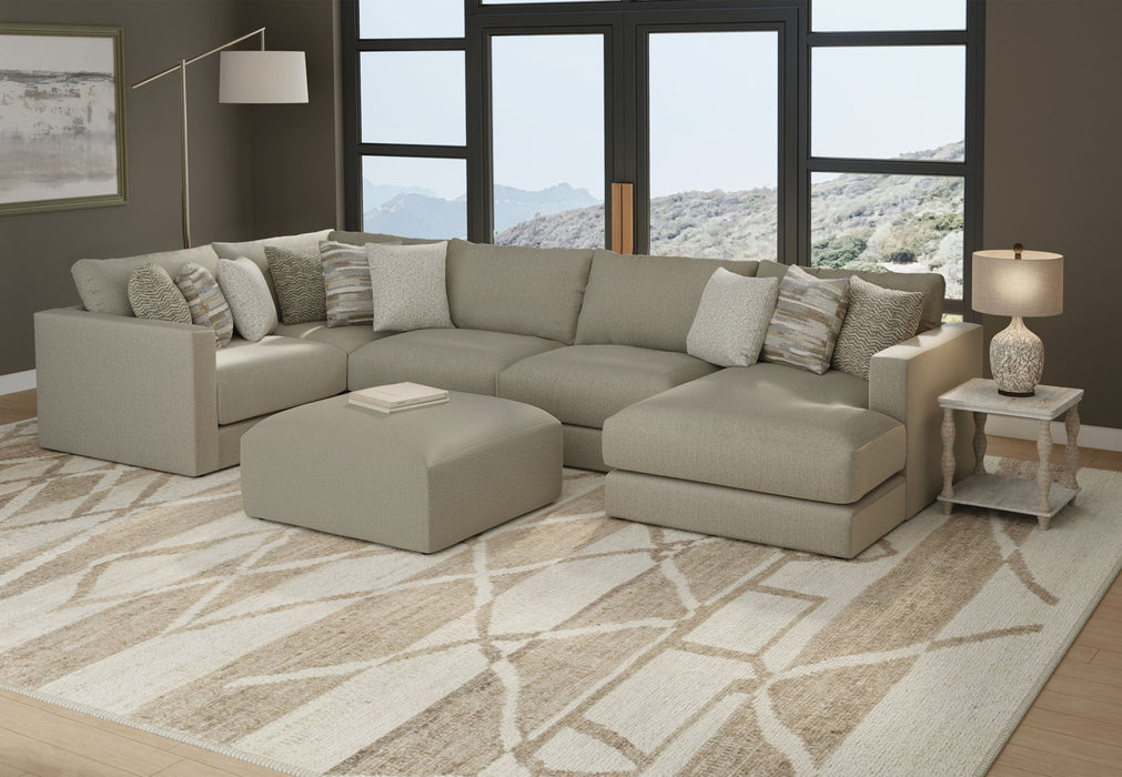 Amelia - Ottoman - Chalk