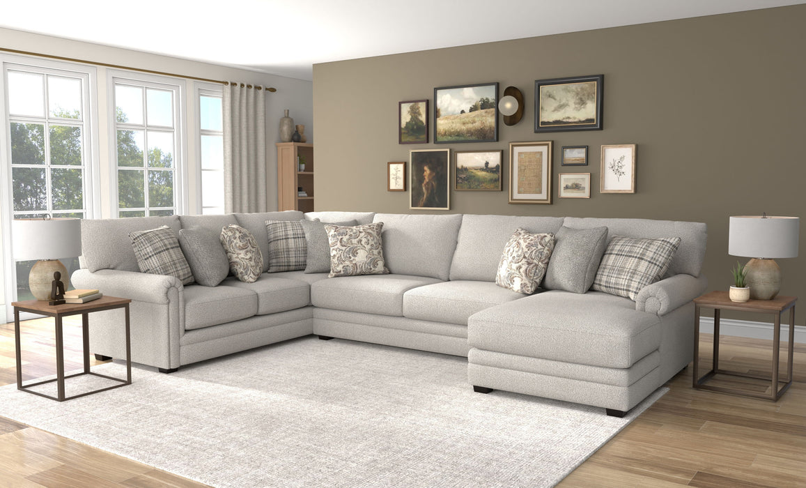 Livingston - Sectional With Comfort Coil Seating And Accent Pillows