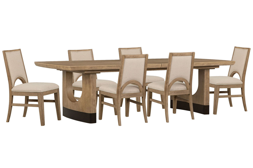 Tristan - Extendable Trestle Dining Table Set