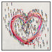 Unity Heart Gathering - 36" x 36" Framed Wall Art - Red - Albert's Furniture (Wayne, MI)