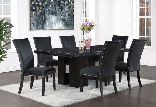 D03 - 9 Piece Dining Room Set (Dining Table And 8 Dinning Chairs) - Black - Albert's Furniture (Wayne, MI)
