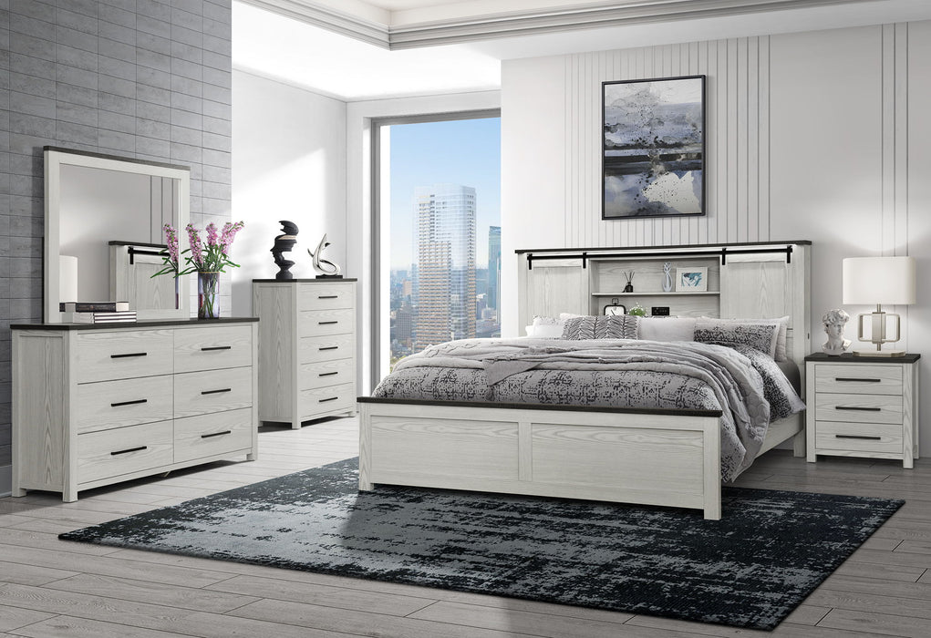 Ava - 5 Piece Full Bedroom Set - Beige - Albert's Furniture (Wayne, MI)