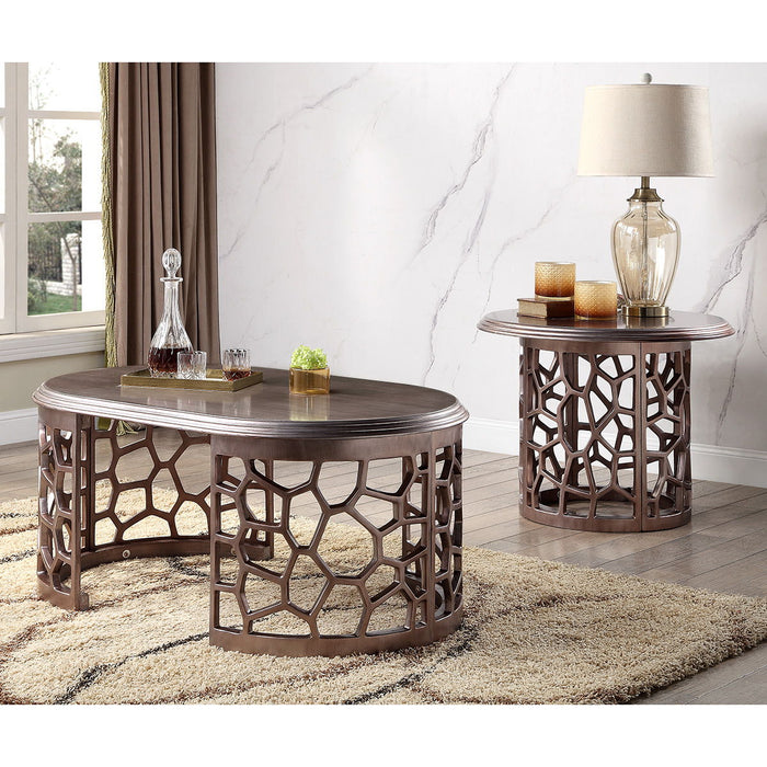 HD-8912D - 3 Piece Coffee Table Set - Dark Gray