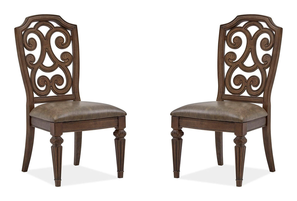 Durango - Wood Dining Side Chair With Upholstered Seat (Set of 2) - Willadeene Brown - Albert's Furniture (Wayne, MI)