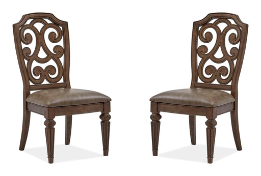 Durango - Wood Dining Side Chair With Upholstered Seat (Set of 2) - Willadeene Brown - Albert's Furniture (Wayne, MI)