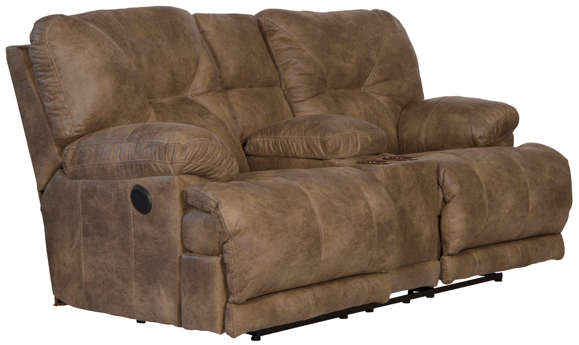 Voyager - Lay Flat Console Reclining Loveseat