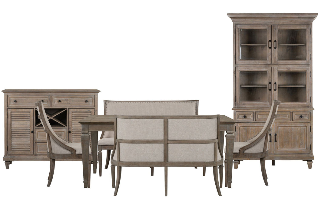 Lancaster - 7 Piece Extendable Rectangular Dining Table Set
