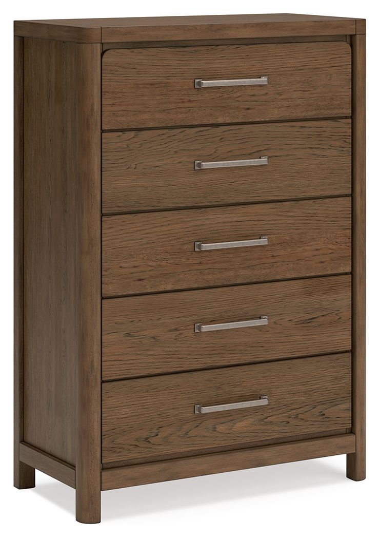 Ashley Light Brown Cabalynn Five Drawer Chest