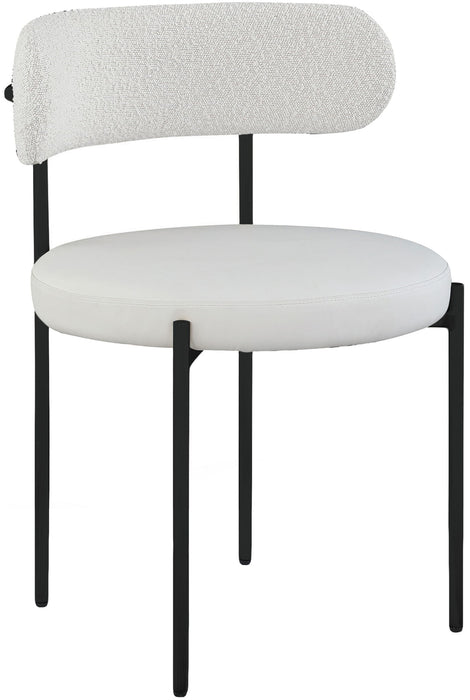 Beacon - Faux Leather Dining Chair With Black Legs (Set of 2)